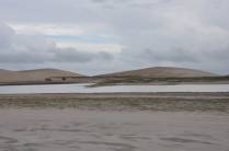 Lagos e dunas no caminho para Jericoacoara - CE